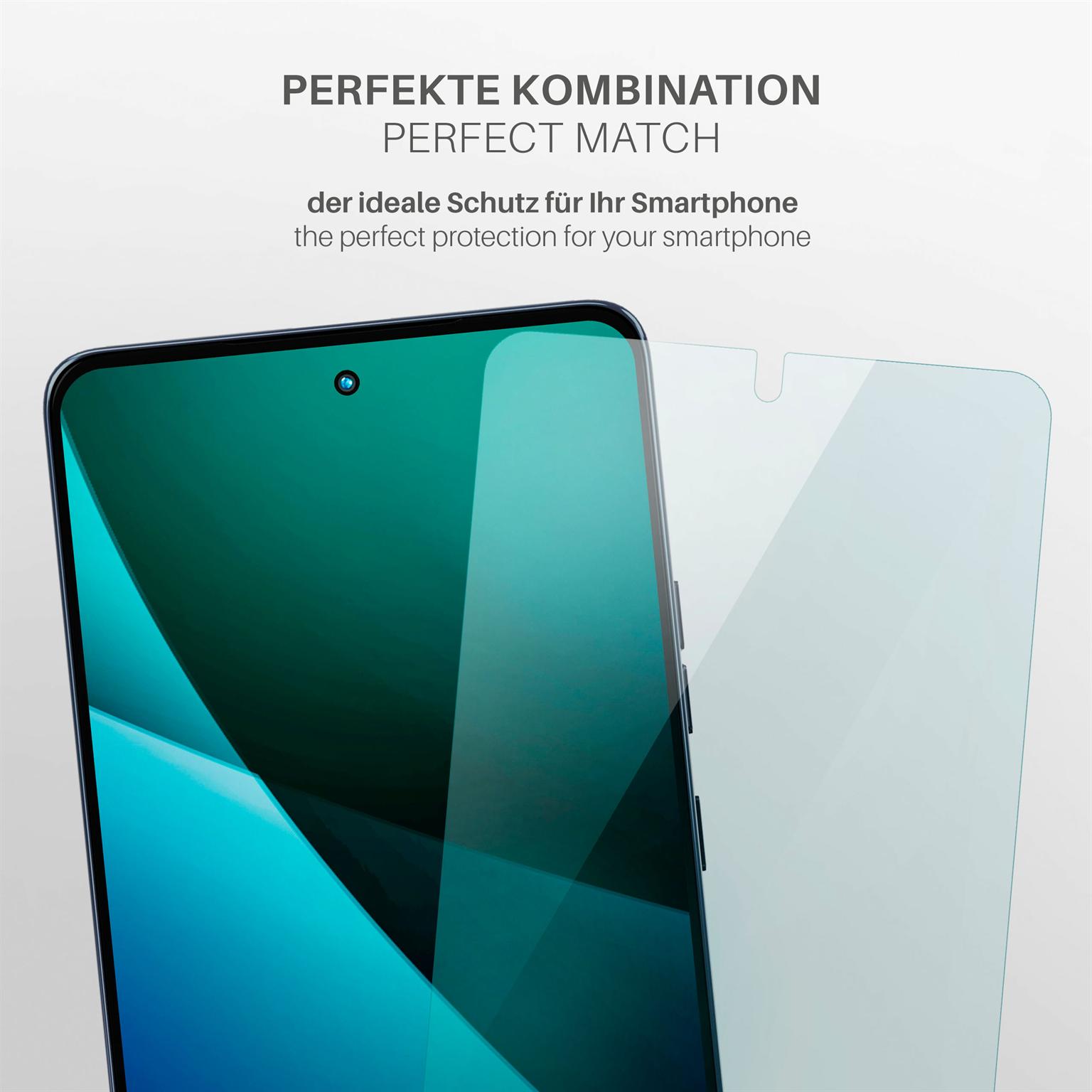 moex FlexProtect Motorola Moto G86 5G Schutzfolie Klar – Weiteres Produktbild 3