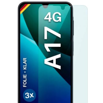 moex FlexProtect Samsung Galaxy A17 (4G) Schutzfolie Klar – 3er Set moex FlexProtect Samsung Galaxy A17 (4G) Schutzfolie Klar – 3er Set
