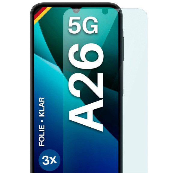 moex FlexProtect Samsung Galaxy A26 5G Schutzfolie Klar – Weiteres Produktbild 1