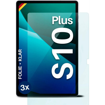 moex FlexProtect Samsung Galaxy Tab S10 Plus Schutzfolie Klar – 3er Set