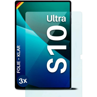 moex FlexProtect Samsung Galaxy Tab S10 Ultra Schutzfolie Klar – 3er Set