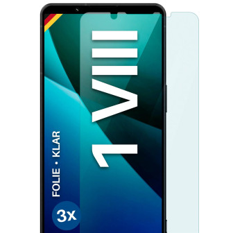 moex FlexProtect Sony Xperia 1 VIII Schutzfolie Klar – 3er Set