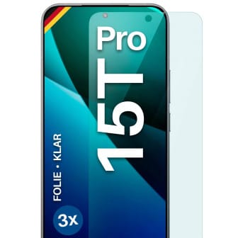 moex FlexProtect Xiaomi 15T Pro Schutzfolie Klar – 3er Set moex FlexProtect Xiaomi 15T Pro Schutzfolie Klar – 3er Set