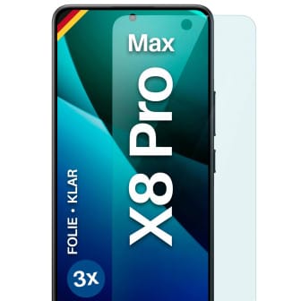 moex moex FlexProtect Poco X8 Pro Max Schutzfolie Klar – 3er Set