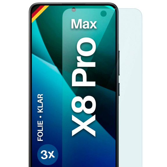 moex FlexProtect Poco X8 Pro Max Schutzfolie Klar – Weiteres Produktbild 1