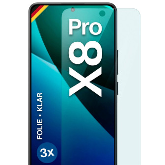 moex moex FlexProtect Poco X8 Pro Schutzfolie Klar – 3er Set