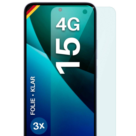 moex FlexProtect Redmi 15 (4G) Schutzfolie Klar – Weiteres Produktbild 1