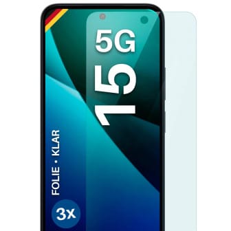 moex FlexProtect Redmi 15 5G Schutzfolie Klar – 3er Set moex FlexProtect Redmi 15 5G Schutzfolie Klar – 3er Set