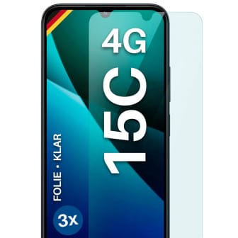 moex FlexProtect Redmi 15C (4G) Schutzfolie Klar – 3er Set moex FlexProtect Redmi 15C (4G) Schutzfolie Klar – 3er Set