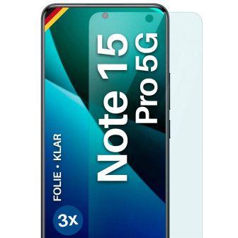 moex moex FlexProtect Redmi Note 15 Pro (4G) Schutzfolie Klar – 3er Set