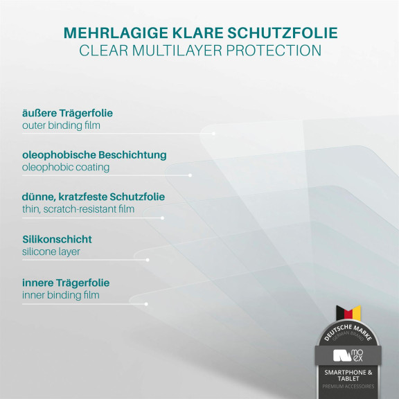moex FlexProtect Redmi Pad 2 9.7 Schutzfolie Klar – Weiteres Produktbild 2