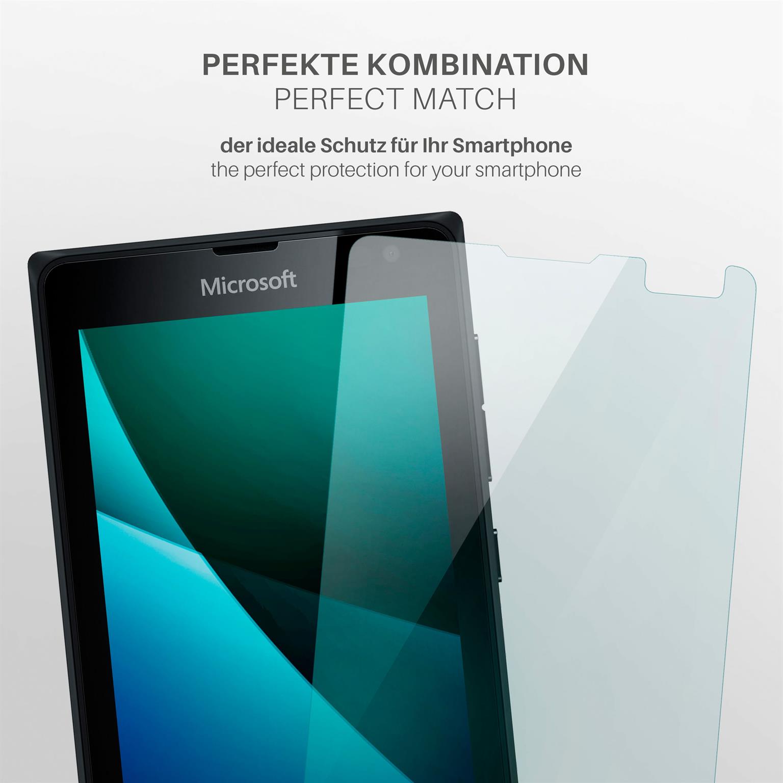 moex FlexProtect Microsoft Lumia 435 Schutzfolie Klar – Weiteres Produktbild 2