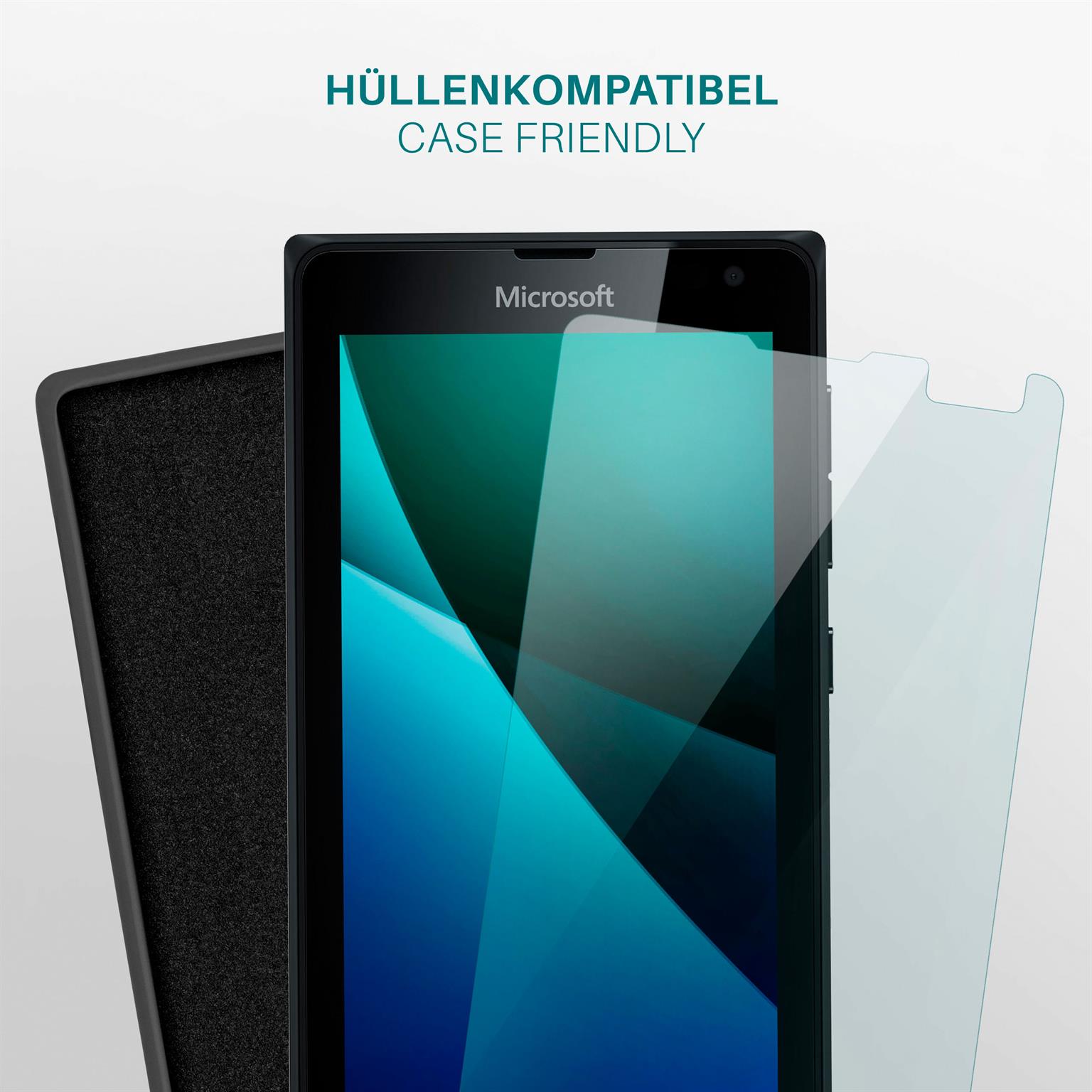 moex FlexProtect Microsoft Lumia 435 Schutzfolie Klar – Weiteres Produktbild 5