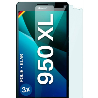 moex FlexProtect Microsoft Lumia 950 XL Schutzfolie Klar – 3er Set