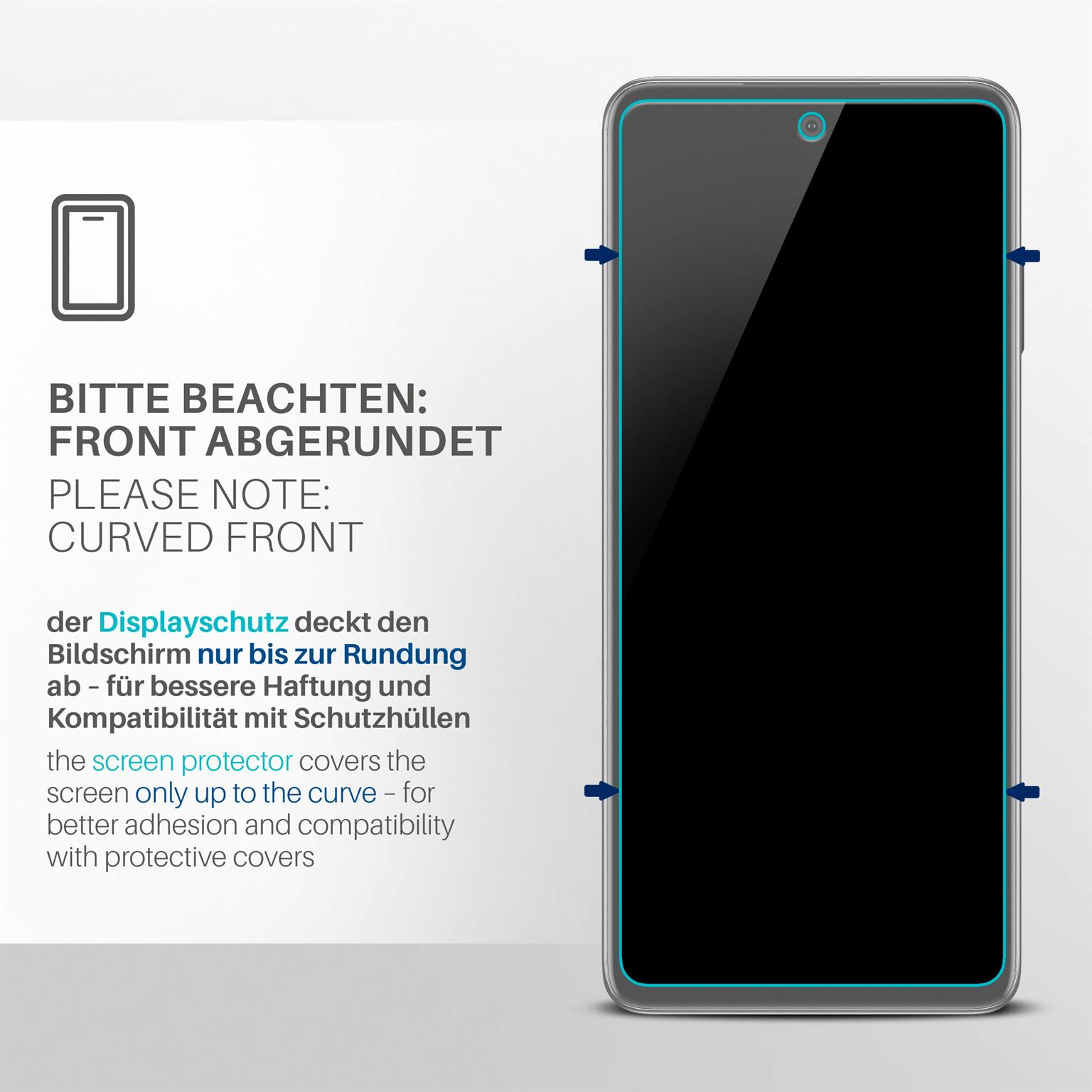 moex FlexProtect Motorola Edge 20 Schutzfolie Klar – Weiteres Produktbild 3