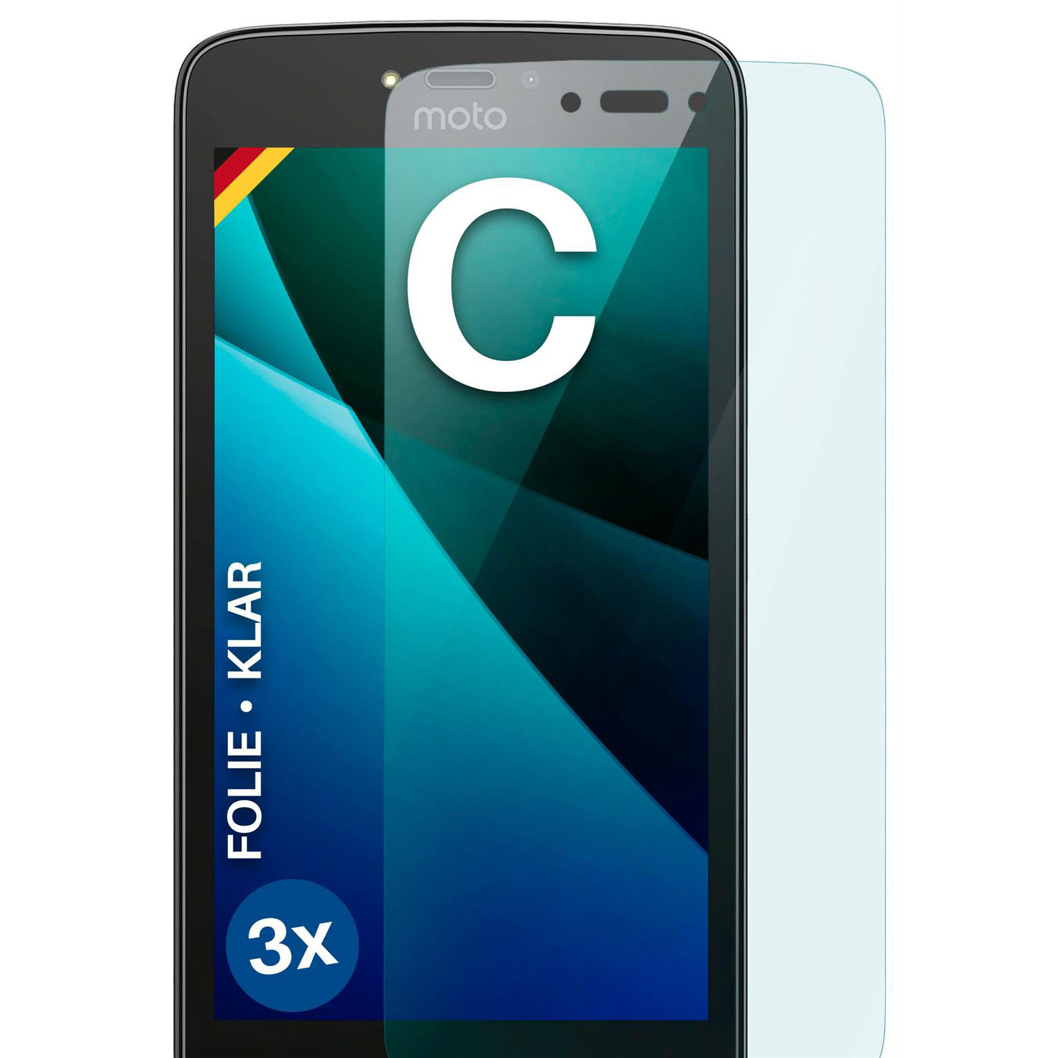 moex FlexProtect Motorola Moto C Schutzfolie Klar – Weiteres Produktbild 1 moex FlexProtect Motorola Moto C Schutzfolie Klar – Weiteres Produktbild 1