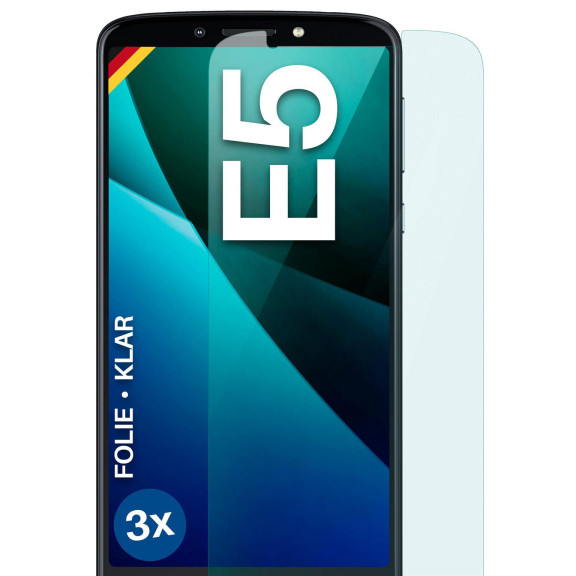 moex FlexProtect Motorola Moto E5 Schutzfolie Klar – Weiteres Produktbild 1