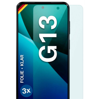 moex FlexProtect Motorola Moto G13 Schutzfolie Klar – 3er Set