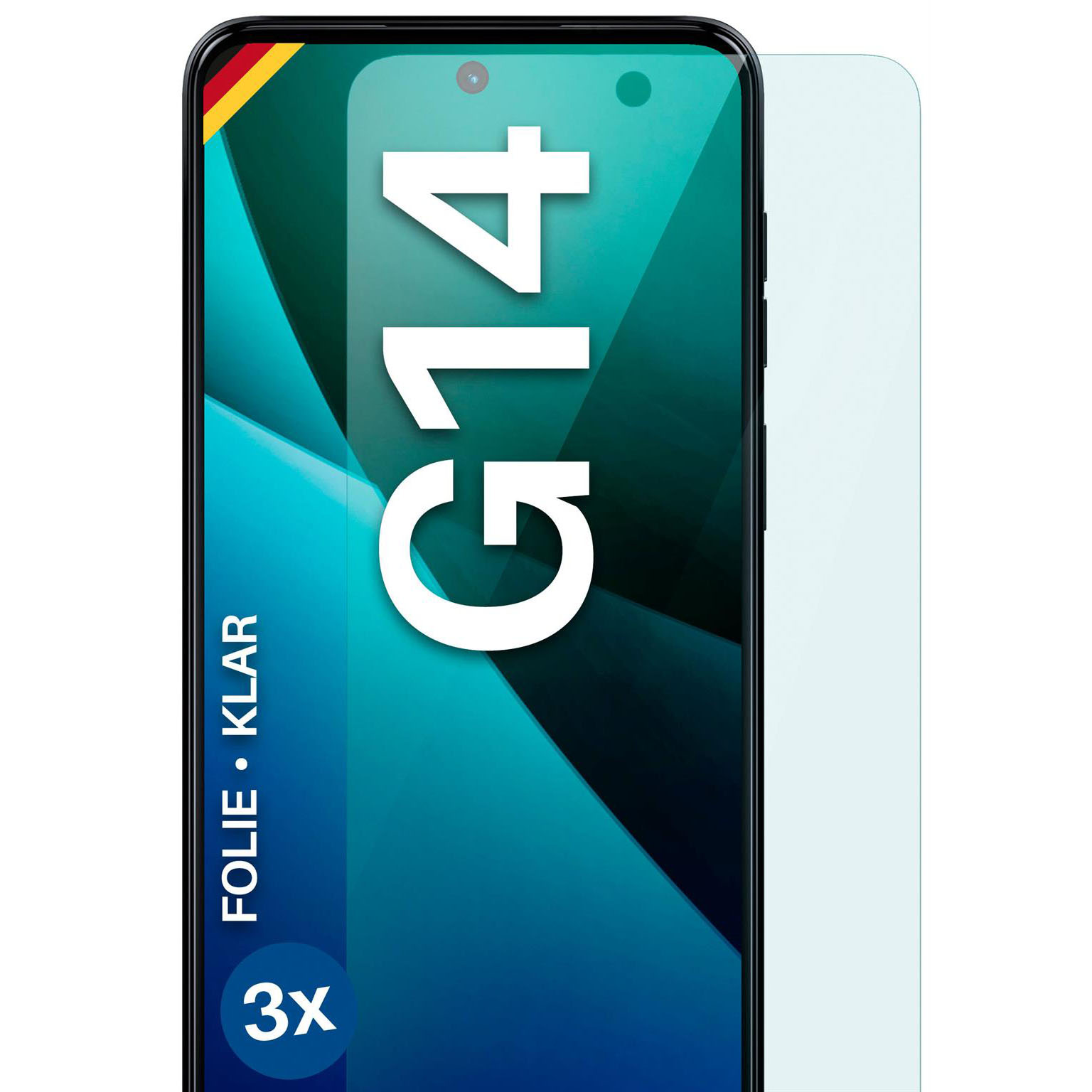 moex FlexProtect Motorola Moto G14 Schutzfolie Klar – Weiteres Produktbild 1 moex FlexProtect Motorola Moto G14 Schutzfolie Klar – Weiteres Produktbild 1