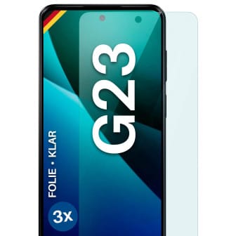 moex FlexProtect Motorola Moto G23 Schutzfolie Klar – 3er Set moex FlexProtect Motorola Moto G23 Schutzfolie Klar – 3er Set