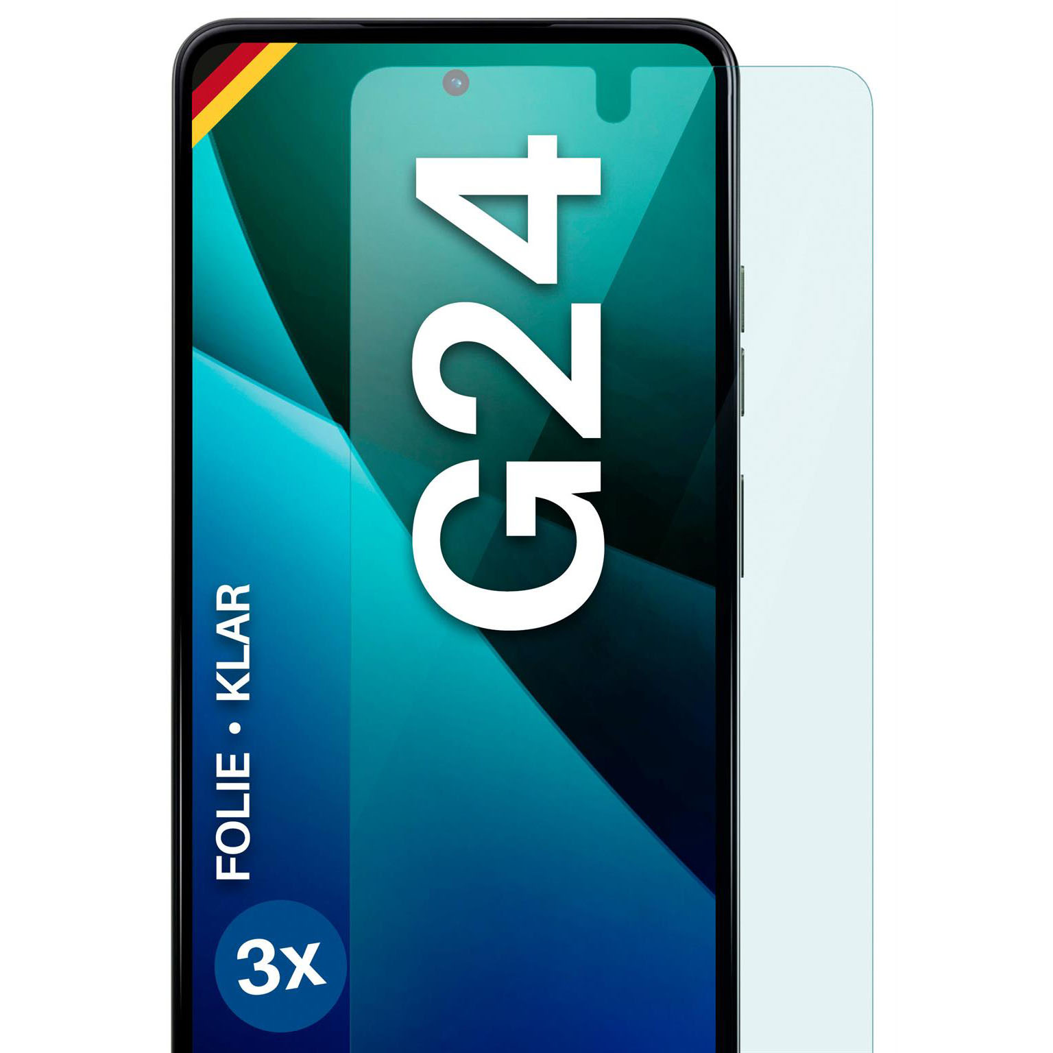 moex FlexProtect Motorola Moto G24 Schutzfolie Klar – Weiteres Produktbild 1 moex FlexProtect Motorola Moto G24 Schutzfolie Klar – Weiteres Produktbild 1