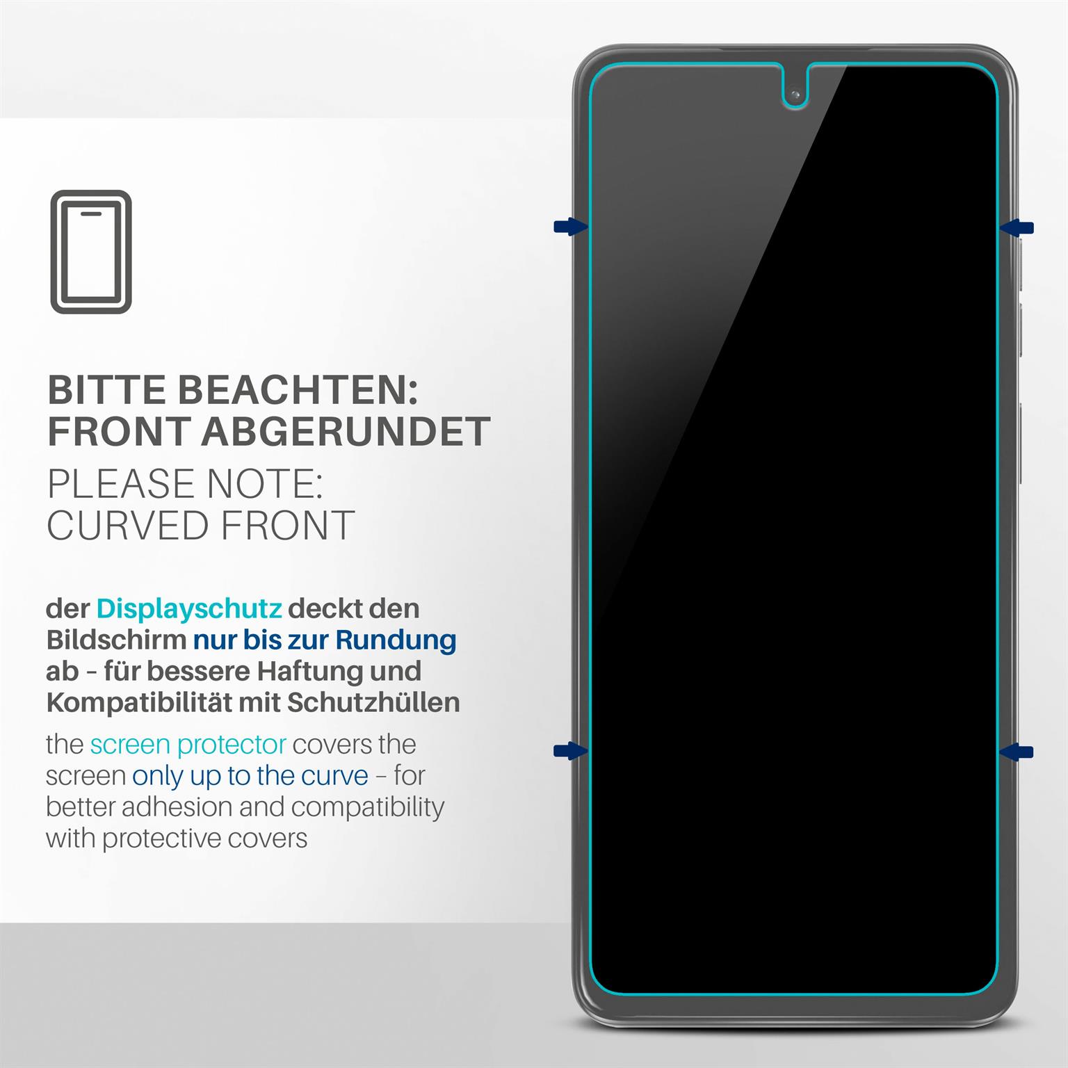 moex FlexProtect Motorola Moto G24 Schutzfolie Klar – Weiteres Produktbild 3
