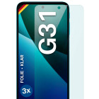 moex FlexProtect Motorola Moto G31 Schutzfolie Klar – Weiteres Produktbild 1