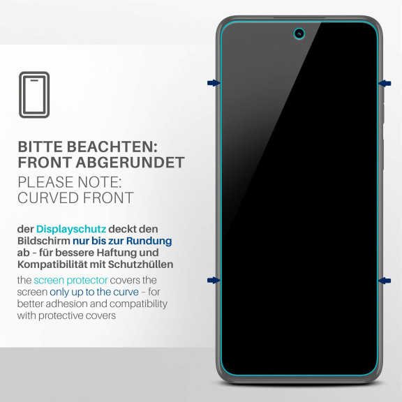moex FlexProtect Motorola Moto G32 Schutzfolie Klar – Weiteres Produktbild 3