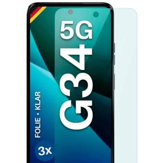 moex FlexProtect Motorola Moto G34 5G Schutzfolie Klar – 3er Set moex FlexProtect Motorola Moto G34 5G Schutzfolie Klar – 3er Set