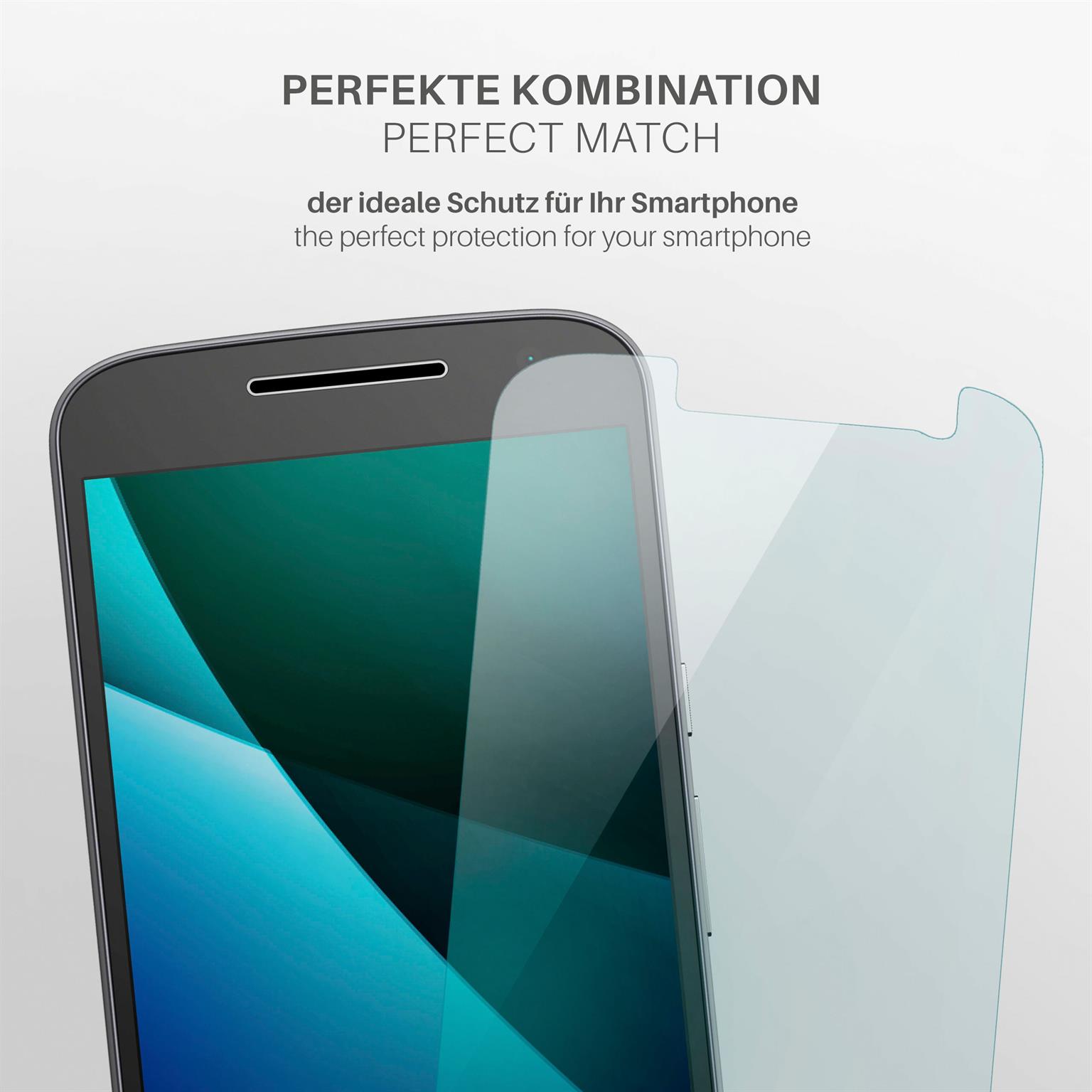 moex FlexProtect Motorola Moto G4 Schutzfolie Klar – Weiteres Produktbild 3