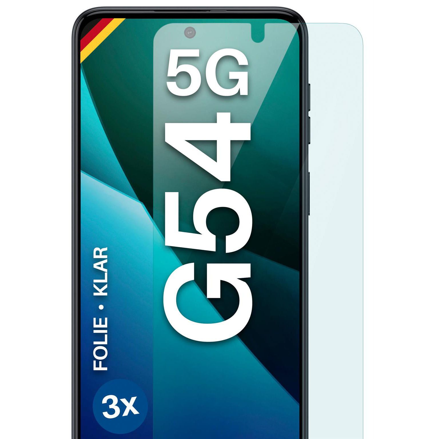 moex FlexProtect Motorola Moto G54 5G Schutzfolie Klar – Weiteres Produktbild 1 moex FlexProtect Motorola Moto G54 5G Schutzfolie Klar – Weiteres Produktbild 1