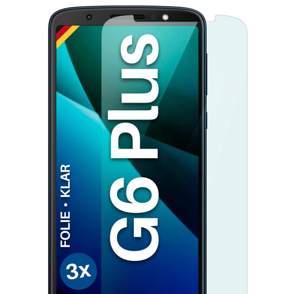 moex FlexProtect Motorola Moto G6 Plus Schutzfolie Klar – Weiteres Produktbild 1