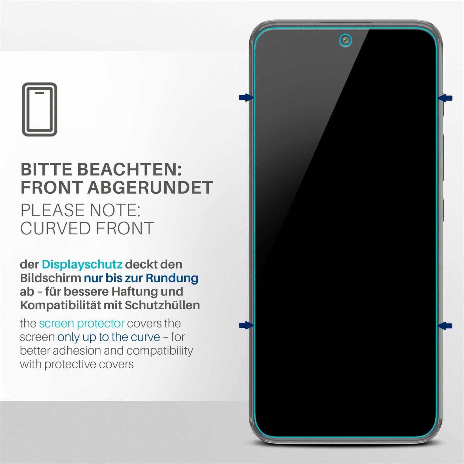 moex FlexProtect Motorola Moto G71 5G Schutzfolie Klar – Weiteres Produktbild 3