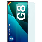 moex FlexProtect Motorola Moto G8 Schutzfolie Klar – Weiteres Produktbild 1