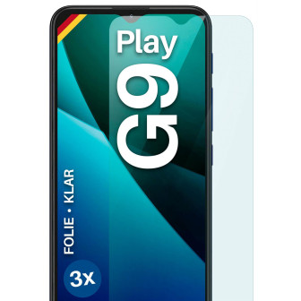 moex FlexProtect Motorola Moto G9 Play Schutzfolie Klar – 3er Set