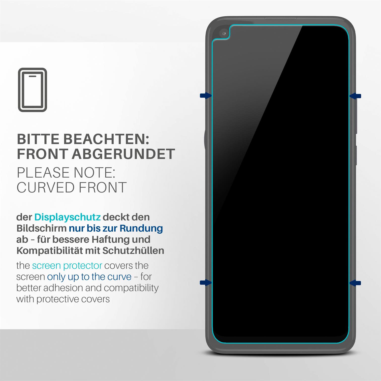 moex FlexProtect Motorola Moto G9 Power Schutzfolie Klar – Weiteres Produktbild 2