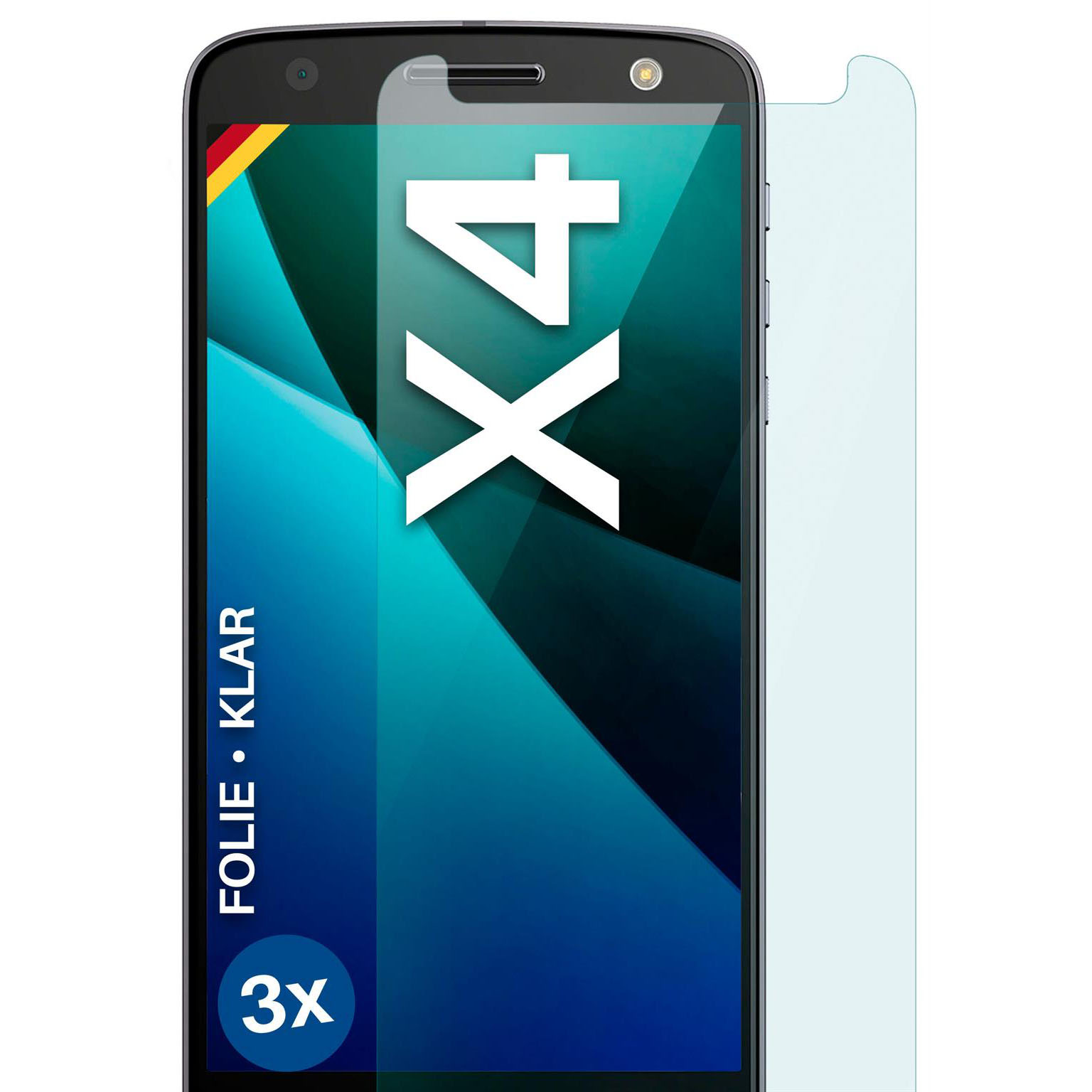 moex FlexProtect Motorola Moto X4 Schutzfolie Klar – Weiteres Produktbild 1 moex FlexProtect Motorola Moto X4 Schutzfolie Klar – Weiteres Produktbild 1