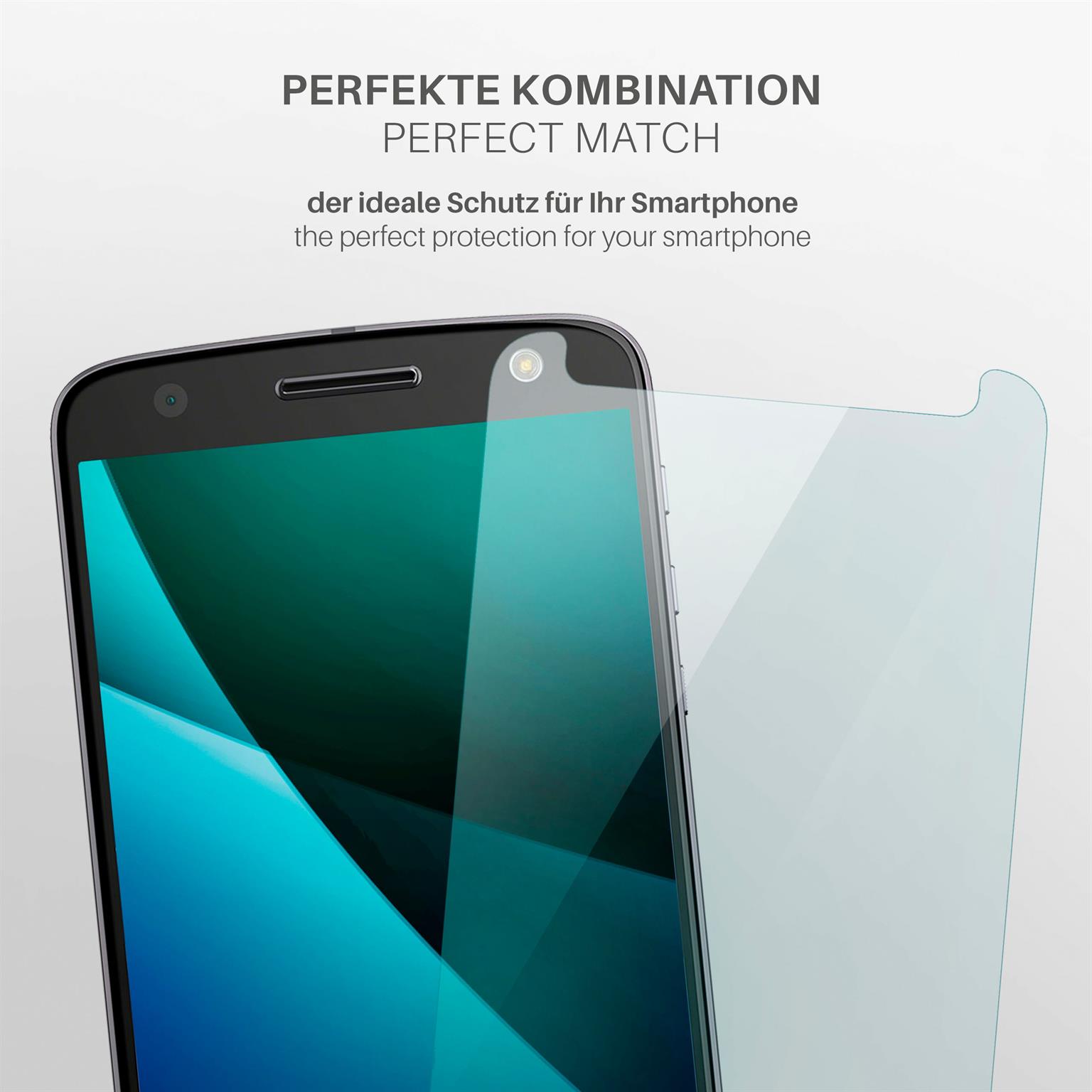 moex FlexProtect Motorola Moto X4 Schutzfolie Klar – Weiteres Produktbild 3