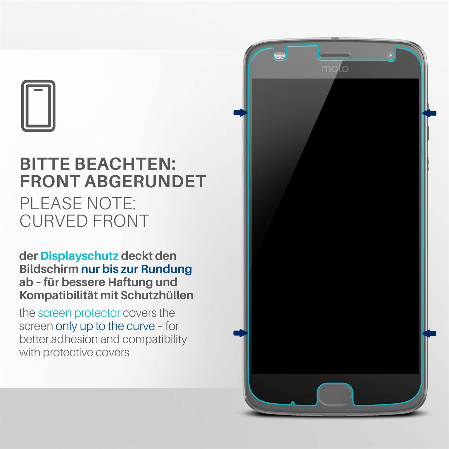 moex FlexProtect Motorola Moto Z2 Play Schutzfolie Klar – Weiteres Produktbild 2