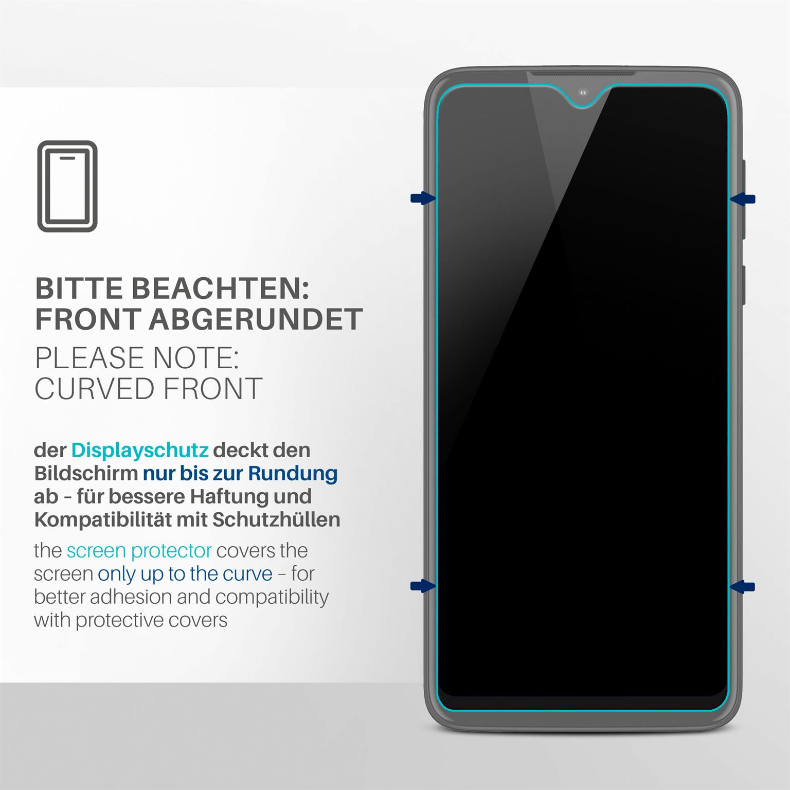 moex FlexProtect Motorola One Macro Schutzfolie Klar – Weiteres Produktbild 2