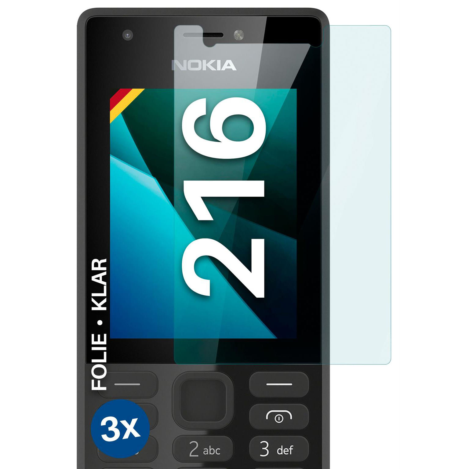 moex FlexProtect Nokia 216 Schutzfolie Klar – Weiteres Produktbild 1 moex FlexProtect Nokia 216 Schutzfolie Klar – Weiteres Produktbild 1