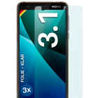 moex FlexProtect Nokia 3.1 Schutzfolie Klar – Weiteres Produktbild 1