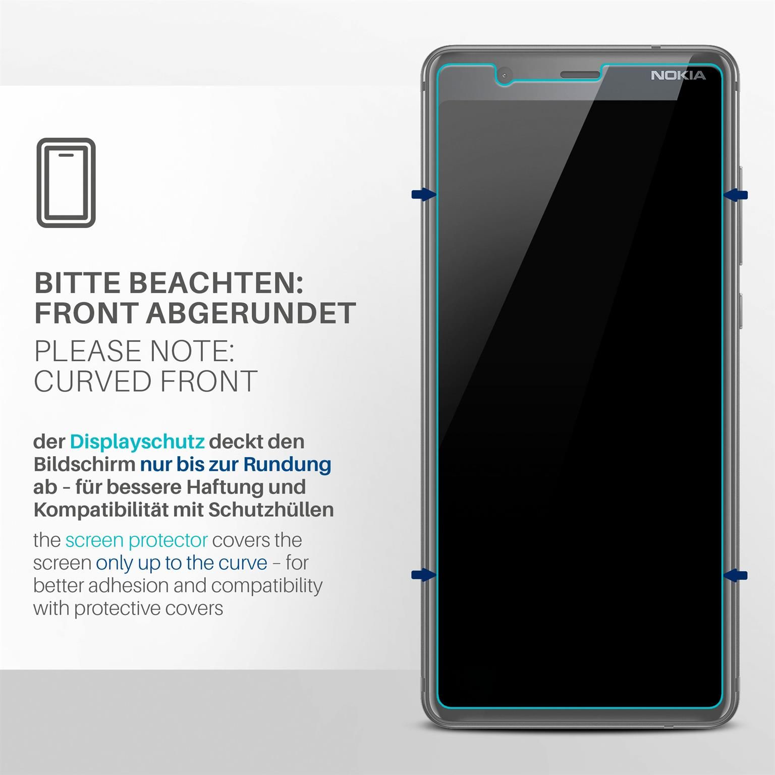 moex FlexProtect Nokia 5.1 Schutzfolie Klar – Weiteres Produktbild 3 moex FlexProtect Nokia 5.1 Schutzfolie Klar – Weiteres Produktbild 3