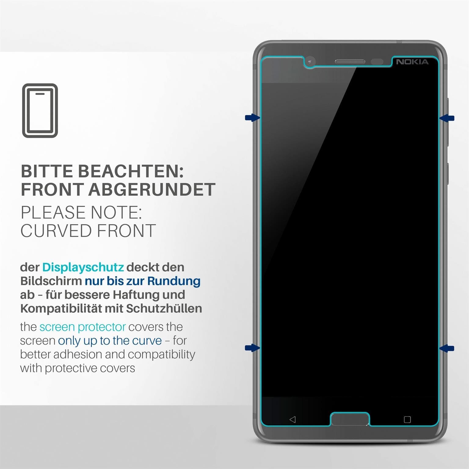 moex FlexProtect Nokia 5 Schutzfolie Klar – Weiteres Produktbild 3 moex FlexProtect Nokia 5 Schutzfolie Klar – Weiteres Produktbild 3