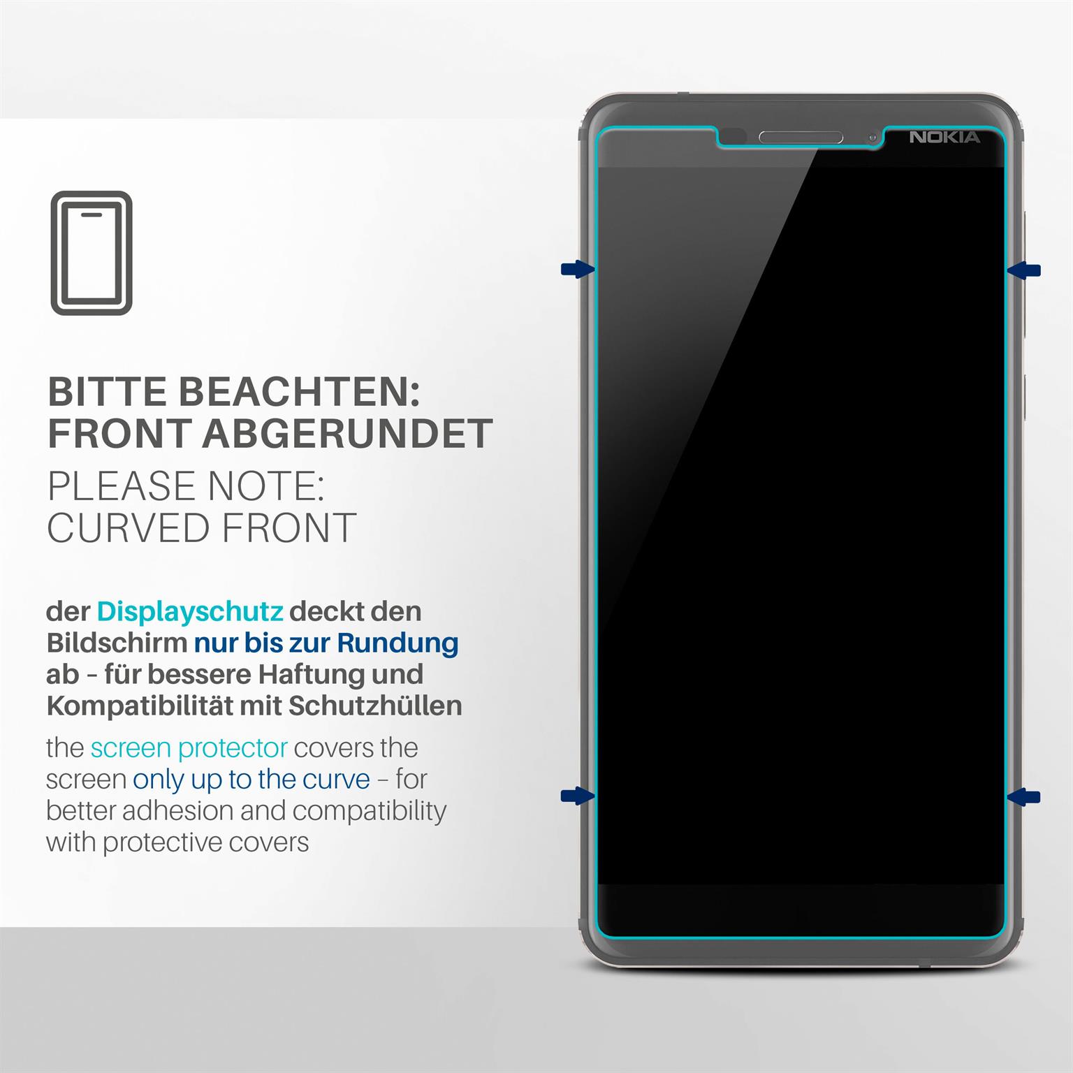 moex FlexProtect Nokia 6.1 Schutzfolie Klar – Weiteres Produktbild 3 moex FlexProtect Nokia 6.1 Schutzfolie Klar – Weiteres Produktbild 3