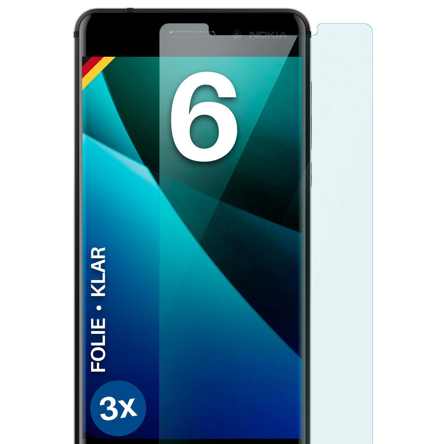 moex FlexProtect Nokia 6 Schutzfolie Klar – undefined