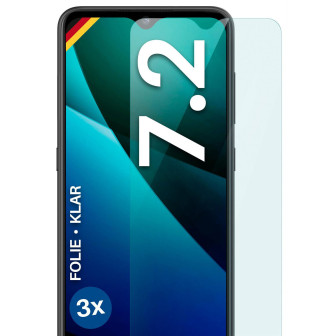 moex FlexProtect Nokia 7.2 Schutzfolie Klar – 3er Set