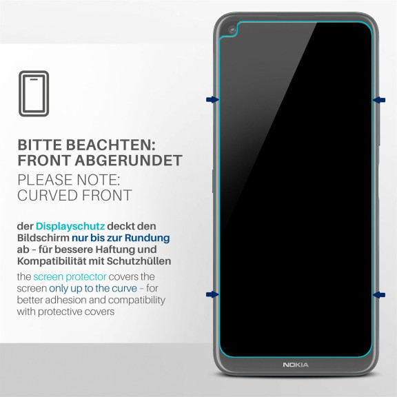moex FlexProtect Nokia 8.3 5G Schutzfolie Klar – Weiteres Produktbild 3