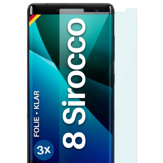 moex FlexProtect Nokia 8 Sirocco Schutzfolie Klar – 3er Set