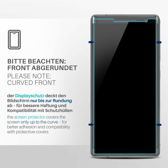 moex FlexProtect Nokia 8 Sirocco Schutzfolie Klar – Weiteres Produktbild 3 moex FlexProtect Nokia 8 Sirocco Schutzfolie Klar – Weiteres Produktbild 3